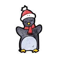 Cute cartoon penguin N12