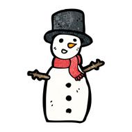 traditional snowman N4