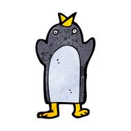 Cute cartoon penguin N14