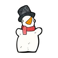 Cartoon Snowman N76