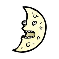 Cartoon Moon N12