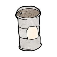 Cartoon Oil Barrel N17