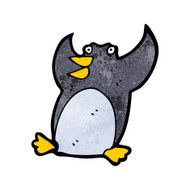 funny cartoon penguin N42