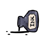 ink bottle cartoon N4