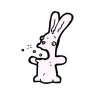 burping rabbit cartoon N10