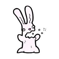 burping rabbit cartoon N11
