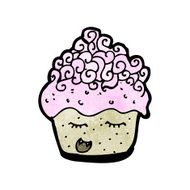 cupcake cartoon character N4