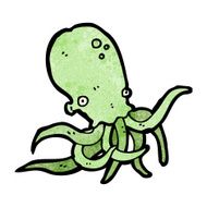 Cartoon Octopus N90