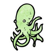 Cartoon Octopus N91
