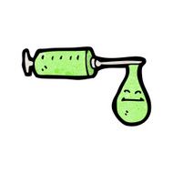 cartoon medical needle N16