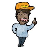 cartoon boy with idea N87