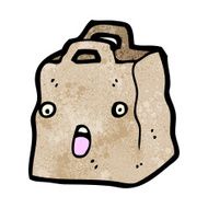 paper bag cartoon character N11