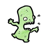 cartoon little alien N35
