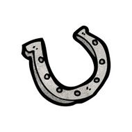cartoon lucky horseshoe N5