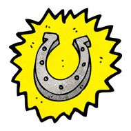 cartoon lucky horseshoe N7