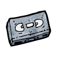 old video cassette cartoon N6