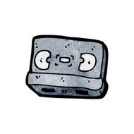 old video cassette cartoon N7