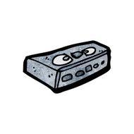 old video cassette cartoon N8