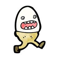 Egg Cartoon Character N17
