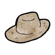 cartoon old hat N12