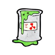 radioactive waste cartoon N7