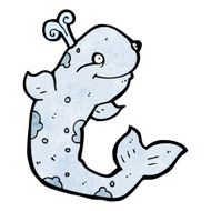 Cartoon Whale N89