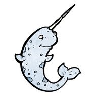 Cartoon Narwhal N11
