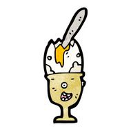 boiled egg cartoon N10