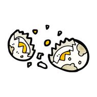 boiled egg cartoon N11
