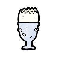 boiled egg cartoon N13