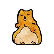 cartoon fat cat N5