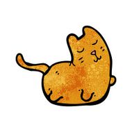 cartoon fat cat N6