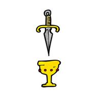 cup and dagger cartoon N4