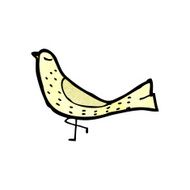 cartoon little bird N21
