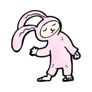 cartoon rabbit costume N10