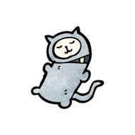 funny cartoon cat costume N6