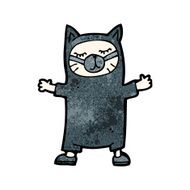 funny cartoon cat costume N7