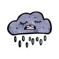 Cartoon Rain Cloud N51