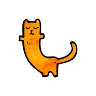 funny cartoon cat N156