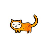 funny cartoon cat N157