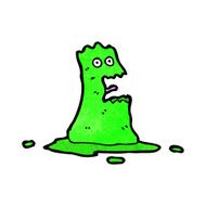 cartoon blob slime monster N2