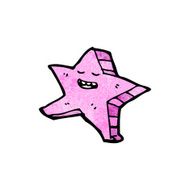 pink star cartoon character N9