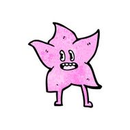 pink star cartoon character N14