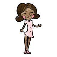 cartoon pretty girl N116