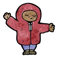 cartoon boy in coat N5