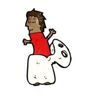 cartoon ghost costume N22