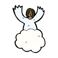 cartoon angel in heaven N4