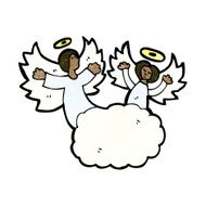 cartoon angel in heaven N5