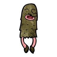 funny cartoon monster N41