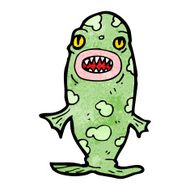 Cartoon Piranha N19